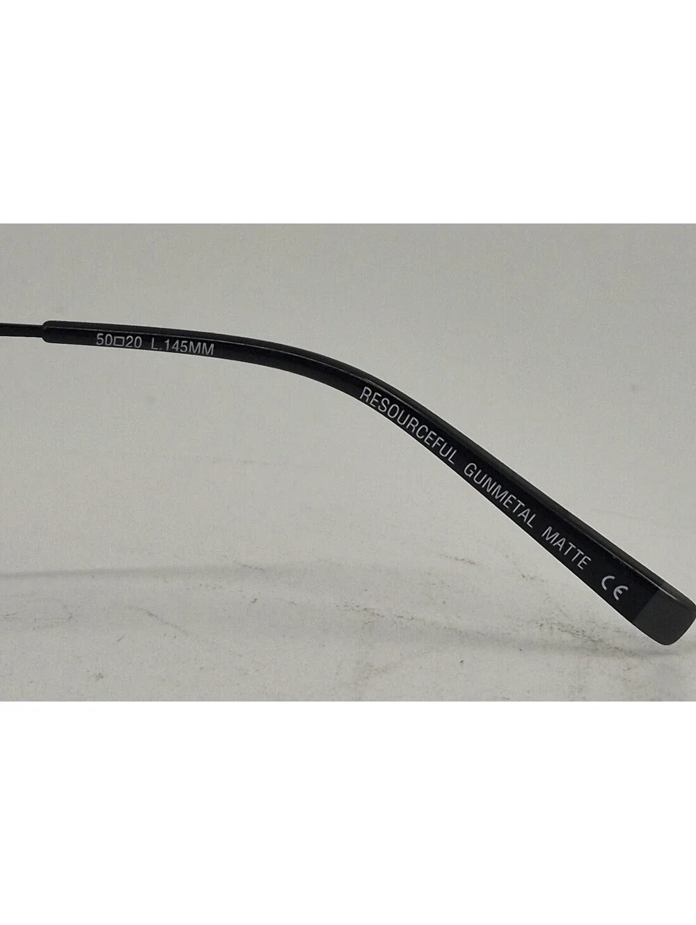 ASPIRE RESOURCEFUL EYEGLASSES TITANIUM FRONT GUNMETAL MATTE 50/20/145